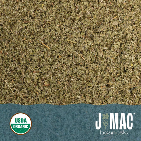 J Mac Botanicals, Organic Rubbed Sage (8 oz), Certified Organic Dried Sage Leaf, Herb Seasoning, Excellent for sausage making, fresh dry leaves, F...