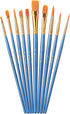Mr. Pen- Artist Paint Brushes for Acrylic Painting, 10 pcs, Ergonomic Wooden Handle, Synthetic Bristles in Different Sizes & Shapes, Watercolor Br...