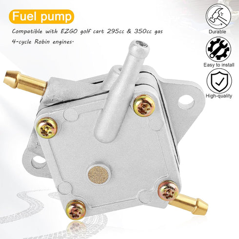 Fuel Pump Compatible with EZGO Golf Cart Club Car 295cc 350cc TXT Medalist Marathon Freedom Workhorse MPT RXV Shuttle ST 72021-G01 25683-G1 S-5147...