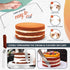 RFAQK 100pcs Cake Pan Sets for Baking + Cake Decorating Supplies: 3 Non-Stick Springform Pans Set (4, 7, 9 inches), Icing Tips, Cake Leveler – Mul...