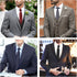 4 pc 3-in-1 Pre-tied Shirt Ties for Men - Black Solid Uniform with Zipper - Formal Adjustable Neck Strap Necktie...