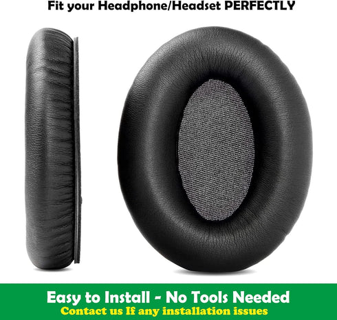Professional Replacement Earpads Cushions Compatible with Srhythm Version NC25 NC35 Headphone Ear Pads with Softer Protein Leather/Memory Foam......