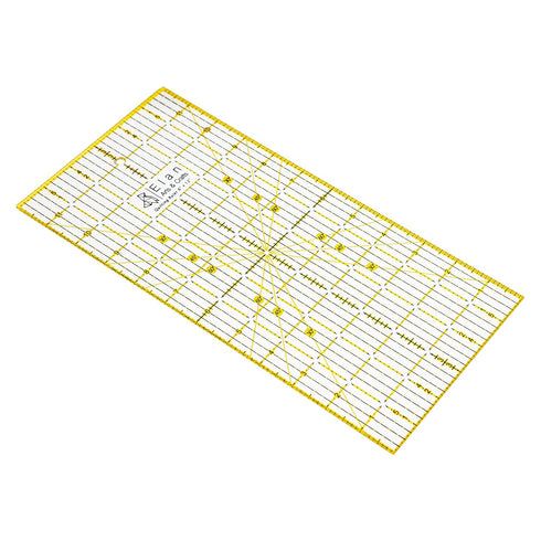 Elan Patchwork Ruler, Quilting Rulers, Imperial Ruler, Acrylic Ruler, Sewing Ruler for Quilting Supplies, Patchwork Square, Transparent Ruler, Qui...