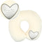 Pavilion Gift Company Mom-12 Royal Plush Love You Mom-Soft Memory Foam Travel Hospital Stay Neck Pillow, 12", Cream...