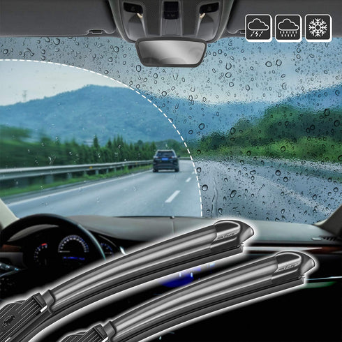 Windshield Wiper Blades Replacement for W163 1998-2005 Wiper Blades 22" + 22" Model: 19J24 (Set of 2)...