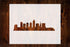 City of Cleveland Skyline Downtown Custom Stencil, Reusable & Sturdy, 11" x 8.5" for Art, Crafts & DIY Projects...
