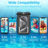seynli Double Space Waterproof Phone Pouch - Waterproof Phone Case with Lanyard Support up to 8.0'', Water Proof Phone Case Floating Compatible wi...