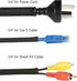 CrocSee 10ft - 1/4 inch Braided Cable Management Sleeve Cord Protector - Self-Wrapping Split Wire Loom for TV/Computer/Home Theater/Engine Bay - B...