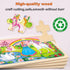 Puzzles for Kids Ages 4-6, 4 Pack Wooden Jigsaw Puzzles 24 Pieces The Castle Puzzle Preschool Educational Learning Toys Set for Boys and Girls...