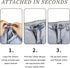 6PCS Extender Button for Jeans Pants, Silicone Pants Waist Extender Button No Sew Metal Adjustment Pants Waist Extension for Trousers Collars, Cuf...