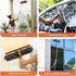 eazer Squeegee Window Cleaner 2 in 1 Rotatable Window Cleaning Tool Kit with Extension Pole, 62'' Telescopic Window Washing Equipment with Bendabl...