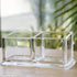 Tea Bag Organizer Holder Caddy Small for Sugar Packet Coffee Condiment Storage Clear Acrylic for Kitchen Pantry Cabinet Airbnb Countertop Tabletop...