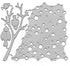 Bird Perch Net Metal Die Cuts,Spring Bird Net Tree Cutting Dies Cut Stencils for DIY Scrapbooking Album Dies Card Making Silver 10.7cm x 12.4cm4.2...