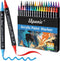 36 Paint Markers,Dual Tip Paint Pens With Dot Tip and Brush Tip for Rock Painting,Drawing & Art Supplies,Paint Pens Acrylic Markers for Paper,Wood...
