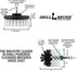 Drill Brush - Motorcycle - Car - Truck - Cleaning Supplies - Motorcycle Accessories - Detail Brush - Wheels - Rims - Tires - Saddle Bags - Spin Br...