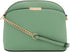 FashionPuzzle Saffiano Small Dome Crossbody bag with Chain Strap...