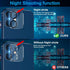 [2 +2 Pack iPhone 12 Privacy Screen Protector, with 2 Pack Camera Lens Protector, Anti-Spy Tempered Glass Film 9H Hardness Bubble Free Private Scr...