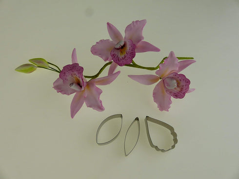 PME Sugarcraft Cattleya Orchid Petal Cutters, Stainless Steel, Set of 3...