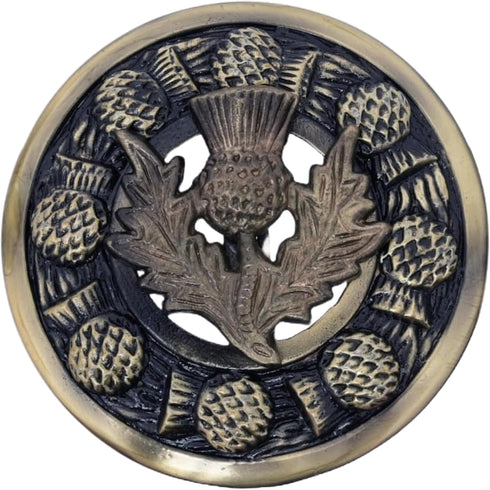 Kilt Brooch Pin 3" Pewter...