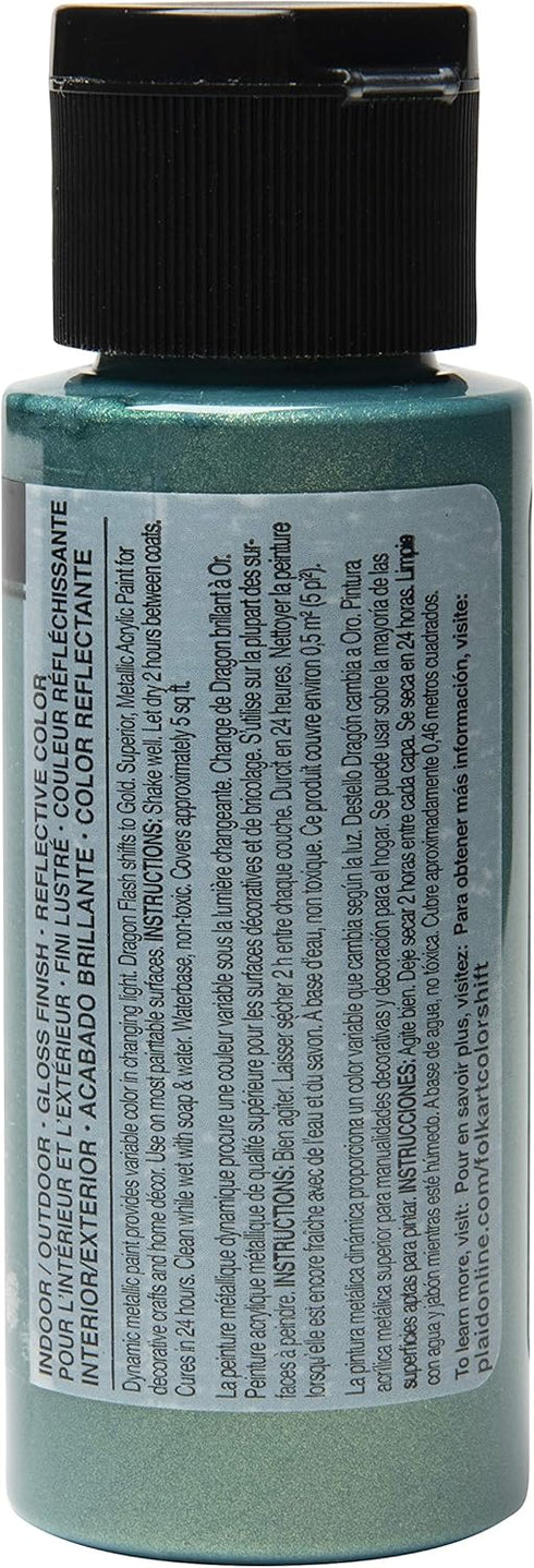 FolkArt Color Shift Acrylic Paint, 2 Ounce, Dragon Flash 2 Fl Oz...