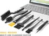 Computer PC Keyboard Laptop Electronics Camera Small Cleaning Brush Kit (Black, Set of 7)......