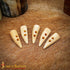 5 Pieces, 2" Long Natural Bone Toggles for Coats and Jackets Bone Buttons for Craft, Medieval, Viking, Medieval Fantasy Accessories...