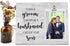Mother of the Groom Gifts, Wood Picture Frame Holds 4 X 6 Photo, Father of The Groom Gift, Wedding Gift for Parents from Groom, Today a Groom, Tom...