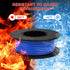 22 AWG Stranded Wire Spool, 16.5ft Each in 8 Colors - Silicone Electrical Tinned Copper Wire, 22 Gauge Flexible Hook Up Wire Kit for DIY, Automoti...
