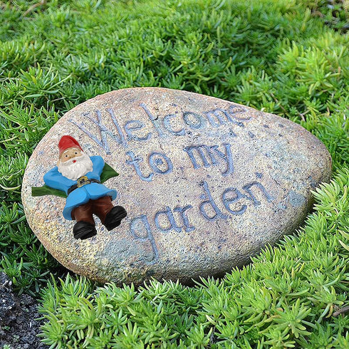 Dance Miniature Garden Gnome Set of 4 Fairy Garden Gnomes Accessories Campfire Little Garden Gnomes Outdoor Small Garden Gnome Figurines Ornaments...