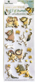 Paper House Productions Where The Wild Things Are Die-Cut & 3D Puffy Sticker Fun Pack for Crafts, Scrapbooking & Collecting...