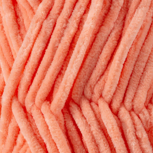 3 Skeins of Sensy Velvet Yarn for Crocheting, Baby Blanket Yarn, Chenille Yarn, Amigurumi Yarn, 3.5 oz, 132 Yards, Gauge 5 Bulky (Salmon)......