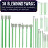 U.S. Art Supply 30 Alcohol Ink Blending Swabs - Foam Tip Brushes, Assorted Shapes and Sizes - Mixing, Blending, Re-Wet, Lift Ink, Dye, Paint, Draw...