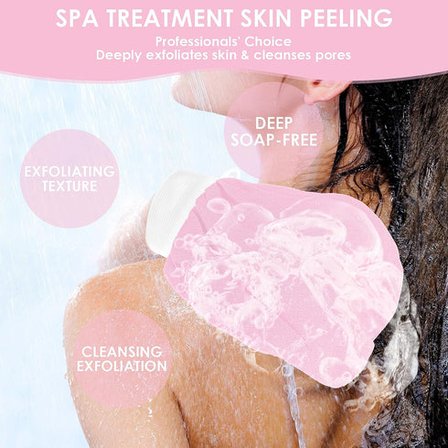 Exfoliating Glove Body Scrubber Exfoliator 1 PC Korean Washcloth Skincare Remover Deep Scrub Loofah Cleansing Mitts Exfoliate Cloth Exfoliation Sc...