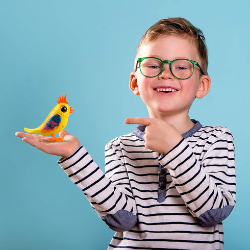 Digibirds- Interactive Cockatoo, Yellow Small...