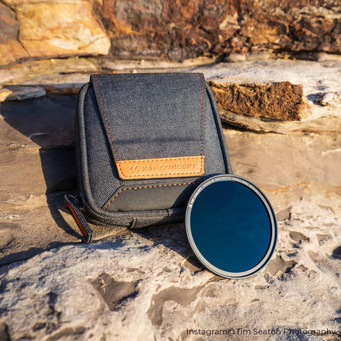 K&F Concept 4 in 1 Basic Model Lens Filter Pouch Up to 95mm solar filter Pouch Case Camera Lens Filter Storage Wallet for ND UV CPL Filter Waterpr...