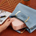 Travel Jewelry Box, PU Leather Small Jewelry Organizer for Women Girls, Double Layer Portable Mini Travel Case Display Storage Holder Boxes for St...