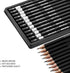 Professional Drawing Sketching Art Pencils Set - 12 Graphite Drawing Pencils for Sketch Art and Shading 8B, 6B, 4B, 3B, 2B, B, HB, F, H, 2H, 4H, 6...