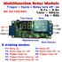 DC 5V 12V 24V Digital LED Display Infinite Cycle Delay Timer Switch ON/Off Relay Module (DC 5V)......