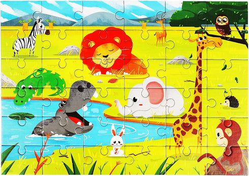 Puzzles for Toddler Ages 3-5 36 Pieces Kids Puzzles Ages 4-8 Animal Party Favor Birthday Gift Learning Jigsaw Puzzles, Educational Toys for Boys a...