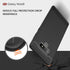 Compatible with Samsung Galaxy Note 9 Carbon Fiber Soft TPU Brushed Line Basic Phone Back Case Cover (Black)...