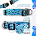 Native Pup Cute Animal Dog Collar, Shark Pattern for Girl or Boy Dogs, Adjustable Size Durable Nylon (Sharks, Large)...