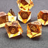 Bescon Crystal Clear (Unpainted) Sharp Edge DND Dice Set of 7, Razor Edged Polyhedral D&D Dice Set for Dungeons and Dragons Role Playing Games, Am...