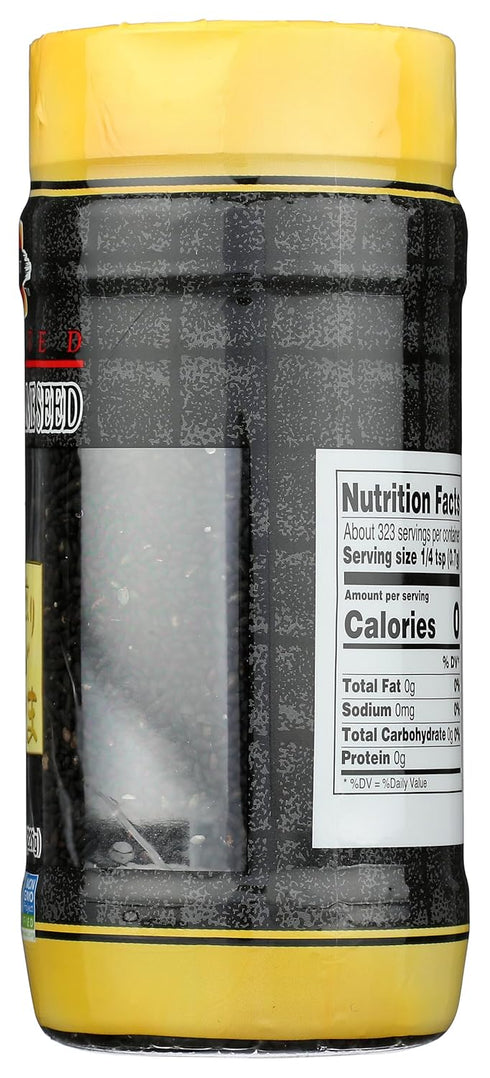 JFC Roasted Black Sesame Seeds Iri Goma, 8 oz...