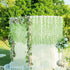 PASYOU Artificial Hanging Vines, Fake Simulation Weeping Willow Plants Decor Greenery Leaves Ivy for Wedding Indoor Outdoor Home Garden Balcony Pa...