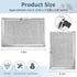 WB06X10608 5304464105 Microwave Grease Filter fit for Frigi.daire G.E Microwave by Fetechmate Replace 5304517871 5304478913 5304509444 5 x 7-5/8 M...