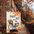 Hello Fall Garden Flag 12x18 Double Sided, Small Burlap Autumn Black Cat Bicycle Garden Flag Fall Thanksgiving pumpkin Outside Outdoor House Yard ...