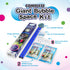 WOWMAZING Giant Bubble Kit: Space - Incl. Wand, 2 Big Bubble Concentrate Pouches and 8 Glow-in-The-Dark Stickers | Outdoor Toy for Kids, Girls | B...
