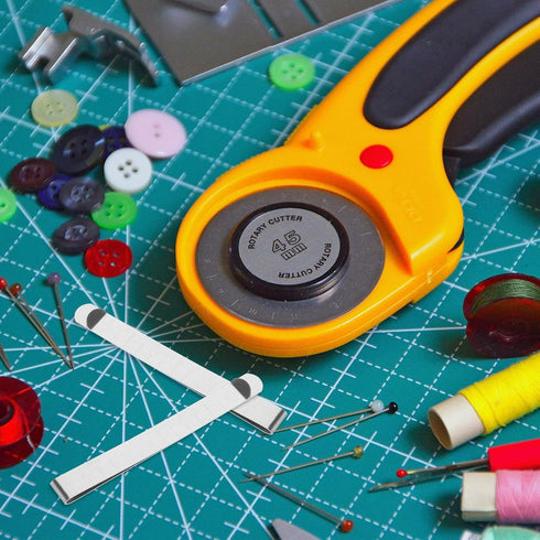 VILLCASE Metal Sewing Clips, 20pcs 4 Inches Stainless Steel Hemming Clips Knitting Clamp DIY Hemming Clip Measurement Ruler Quilting Supplies Hem ...