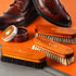 3 Pcs Horsehair Shoe Brush Kit Polishing Daubers Applicators Leather Care Brushes Shine Cleaning Brush(Shoe Brush Set C)...