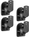 WALI Speaker Wall Mounts, Bookshelf Speaker Wall Mount Brackets, Surround Sound Speaker Mounts, Hold up to 7.7 lbs, (SWM402), 4 Pack, Black...